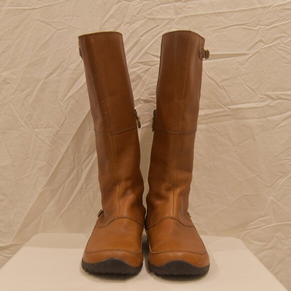 Brown Leather Women's Boots - Picture 2 of 15
